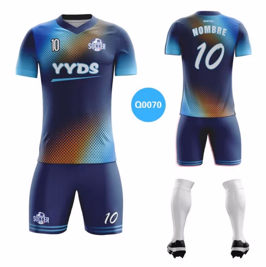 フル昇華プリントチームトレーニングユニフォームスポーツランニング男性 Tシャツショーツとソックス 3 in 1