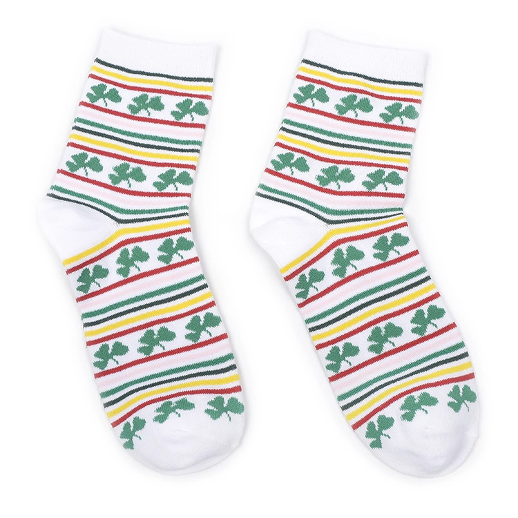 Fashion New Women Lady Custom Logo Soft Printed Sport Socks