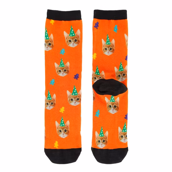 卸売良い価格の竹ユニセックスプリントソックス